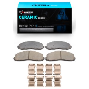 Ford F-250 Super Duty Brake Pads - Front - R1 Concepts - Ceramic - `11-`22